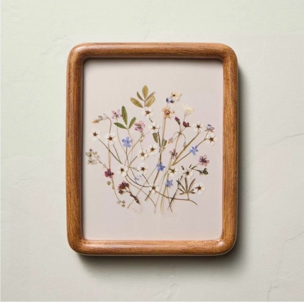 Pressed Wild Flowers Framed Wall Art 8x10 - Hearth & Hand Magnolia,‎ Target